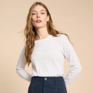 Langarmshirt *Clara*, White