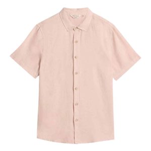 Leinenhemd, kurzärmlig *Keswick*, Light Pink