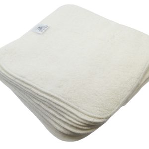 Reinigungstücher Bambus 10 Stück weiß